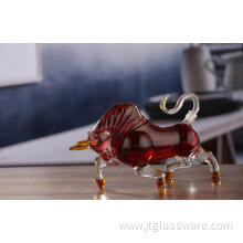 Bull shaped Home Wine, Liquor and Whiskey Decanter Glass